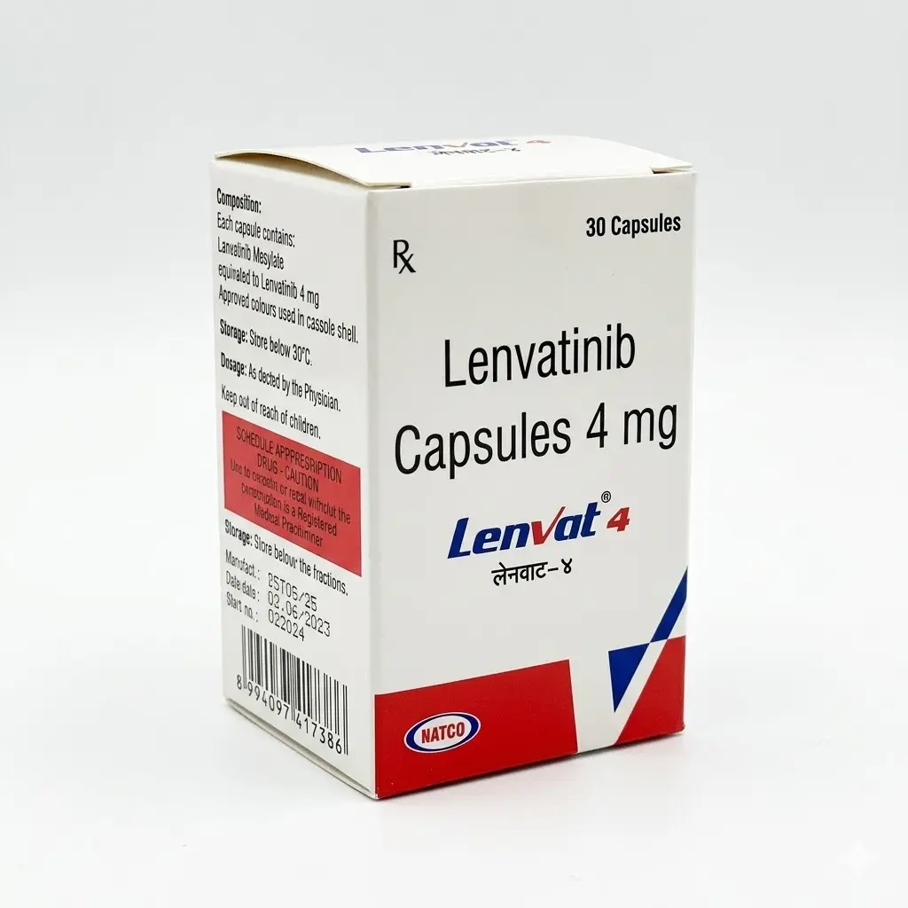 Lenvat 4 — Lenvatinib 4 mg, 30 pcs, Natco